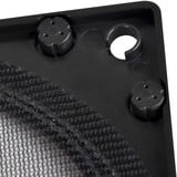 SilverStone SST-FF125B, Filtre à poussière Noir, pour ventilateurs de 120 mm