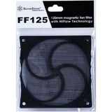 SilverStone SST-FF125B, Filtre à poussière Noir, pour ventilateurs de 120 mm