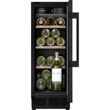 Bosch KUW20VHF0 refroidisseur à vin Refroidisseur de vin compresseur Comptoir Noir 21 bouteille(s), Réfrigérateur à vin Noir, Refroidisseur de vin compresseur, Comptoir, 21 bouteille(s), 70 W, F, Noir