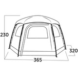 Easy Camp Sandland Yurt 120486, Tente Marron