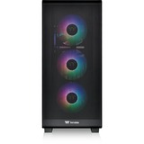 Thermaltake  boîtier midi tower Noir | 2x USB-A | RGB | Window