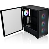 Thermaltake  boîtier midi tower Noir | 2x USB-A | RGB | Window