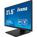 iiyama ProLite T2252MSC-B2 21.5" Moniteur tactile  Noir (Mat), Touch, HDMI, DisplayPort, Audio, USB 3.0