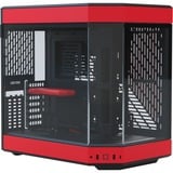 HYTE Y60 boîtier midi tower Rouge/Noir | 3x USB-A | Verre Trempé