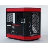 HYTE Y60 boîtier midi tower Rouge/Noir | 3x USB-A | Verre Trempé