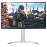 LG  27" 4K UHD Moniteur gaming  Argent/Blanc