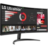 LG  34" Moniteur UltraWide incurvé  Noir