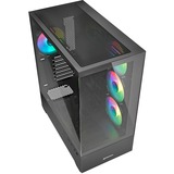 Sharkoon  boîtier midi tower Noir | 2x USB-A | 1x USB-C | RGB | Window