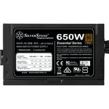 SilverStone , 650 Watt alimentation  Noir