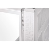 ASUS  boîtier midi tower Blanc | 2x USB-A | 1x USB-C | RGB | Window