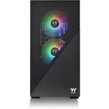 Thermaltake Divider 170 TG ARGB boîtier mini tower Noir | 3x USB-A | RGB | Verre Trempé