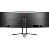 AOC AG493UCX2 49" Moniteur UltraWide gaming incurvé  Noir, 3x HDMI, DisplayPort, 3x USB-A, USB-C, 165 Hz