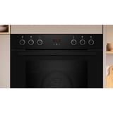 Neff EDX4IB, Jeu de cuisinière Noir/en acier inoxydable