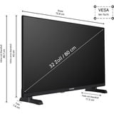 Telefunken  32" TV LED Noir