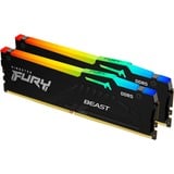 Kingston FURY 32 Go DDR5-6000 (2x 16 Go) Kit, Mémoire vive Noir, KF560C36BBE2AK2-32, Beast RGB, XMP 3.0