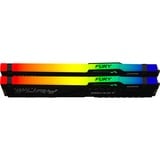 Kingston FURY 32 Go DDR5-6000 (2x 16 Go) Kit, Mémoire vive Noir, KF560C36BBE2AK2-32, Beast RGB, XMP 3.0