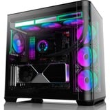 RAIJINTEK  boîtier midi tower Noir | 2x USB-A | 1x USB-C | RGB | Window