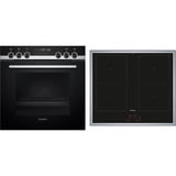 Siemens HE578BBS1, Jeu de cuisinière Noir/en acier inoxydable