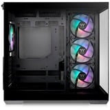 Thermaltake  boîtier midi tower Noir | 2x USB-A | 1x USB-C | RGB | Window