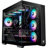 Thermaltake  boîtier midi tower Noir | 2x USB-A | 1x USB-C | RGB | Window