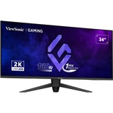 ViewSonic  34" Moniteur UltraWide gaming  Noir