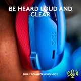 Logitech  casque gaming over-ear Bleu