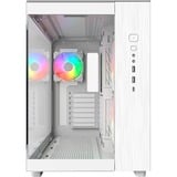 Montech  boîtier midi tower Blanc | 2x USB-A | 1x USB-C | RGB | Window