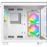 Montech  boîtier midi tower Blanc | 2x USB-A | 1x USB-C | RGB | Window