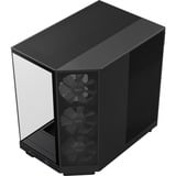 NZXT H6 Flow RGB boîtier midi tower Noir | 2x USB-A | 1x USB-C | RGB | Verre Trempé