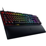 Razer Huntsman V2 Switch optique linéaire Rouge, clavier gaming Noir, Layout DE, Razer Linear Optical (Red), Taille réelle (100 %), USB, Contacteur de touche opto-mécanique, QWERTZ, LED RGB, Noir