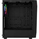 Cooler Master  boîtier midi tower Noir | 2x USB-A | RGB | Verre Trempé