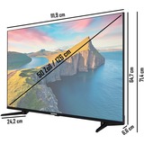 Telefunken  50" Ultra HD TV QLED Noir