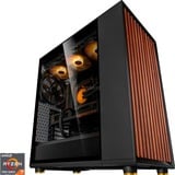 ALTERNATE AGP-DESIGN-AMD-001, PC gaming Noir/bois