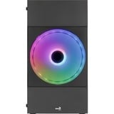 Aerocool Atomic Lite Mini Tower Noir, boîtier pc Noir | 3x USB-A | RGB | Verre Trempé