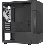 Aerocool Atomic Lite Mini Tower Noir, boîtier pc Noir | 3x USB-A | RGB | Verre Trempé