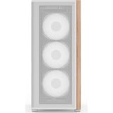 Aerocool D501A-G-WT-v2 boîtier midi tower Blanc/bois | 2x USB-A | 1x USB-C | RGB