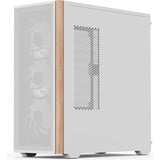 Aerocool D501A-G-WT-v2 boîtier midi tower Blanc/bois | 2x USB-A | 1x USB-C | RGB