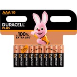 Duracell Plus Piles AAA, Batterie 10x AAA (Micro)