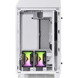 Thermaltake The Tower 100 Mini Tower Snow, boîtier pc Blanc | 2x USB-A | 1x USB-C | Window