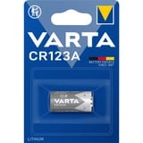 VARTA -CR123A Piles domestiques, Batterie Batterie à usage unique, CR123A, Lithium, 3 V, 1 pièce(s), 1430 mAh