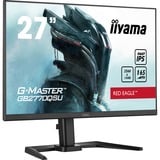 iiyama G-Master Red Eagle GB2770QSU-B5 27"  Moniteur gaming  Noir (Mat), 165 Hz, HDMI, DisplayPort, USB, Audio, AMD Free-Sync