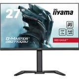 iiyama G-Master Red Eagle GB2770QSU-B5 27"  Moniteur gaming  Noir (Mat), 165 Hz, HDMI, DisplayPort, USB, Audio, AMD Free-Sync