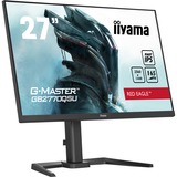 iiyama G-Master Red Eagle GB2770QSU-B5 27"  Moniteur gaming  Noir (Mat), 165 Hz, HDMI, DisplayPort, USB, Audio, AMD Free-Sync