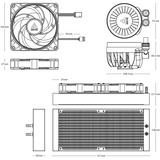 ARCTIC Liquid Freezer III 280 A-RGB, Watercooling Blanc, 4 broches PWM