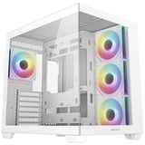 DeepCool  boîtier midi tower Blanc | 2x USB-A | 1x USB-C | RGB | Window