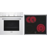 Siemens HE010FBV1, Jeu de cuisinière Blanc