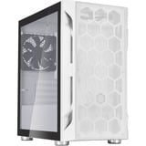 SilverStone FARA H1M Micro Tower Blanc boîtier mini tower Blanc | 3x USB-A | Verre Trempé