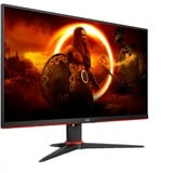 AOC 24G2SPAE/BK 23.8" Moniteur gaming  Noir/Rouge, 165 Hz, VGA, HDMI, DisplayPort, Audio, Freesync Premium