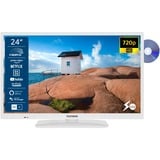 Telefunken  24" TV LED Blanc