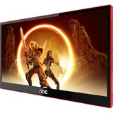 AOC 16G3 16" Moniteur gaming  Noir/Rouge, 1x HDMI, 1x Micro-HDMI, 1x USB-C 3.2 (5 Gbit/s), 144 Hz